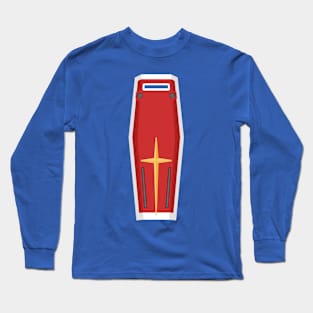 RX-78-2 Shield Back Print Long Sleeve T-Shirt